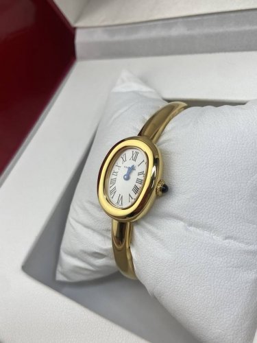 New Bathtub Bracelet Watch With Certificate Cartier Classic Bathtub Series Baign