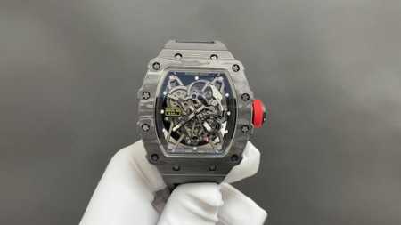 Japanese model, Richard Mille Rm35-02 carbon fiber series. This replica case and - Click Image to Close