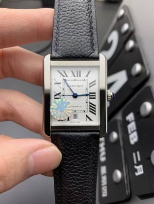 Cartier Tank Large Mechanical Shipment Actual Shot DDD