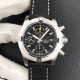 Breitling Avenger Chronograph 43 The stainless steel case is matte brushed, mak