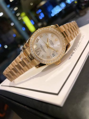 Rolex Datejust Series Classic Women's Solid Five-Bead Steel Band - Original Buck