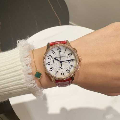 New Strap, Authentic Jaeger-Lecoultre 6-Hand Best-Selling Women's Model Of The Y