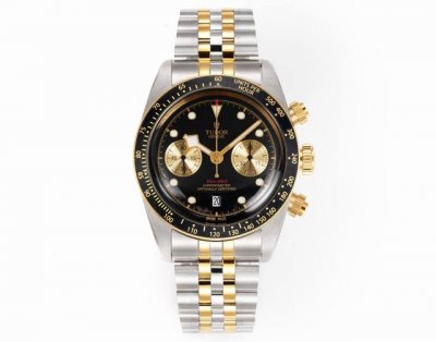 White-Gold The new Tudor Black Bay Chrono series is a hybrid watch that combines