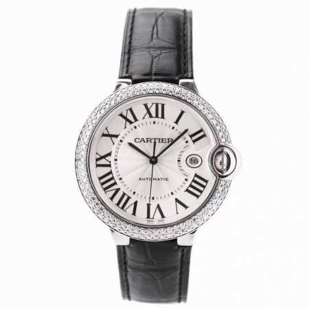Cartier Blue Balloon Automatic Mechanical 42Mm Dial Men's Watch W69016Z4 With Di - Click Image to Close
