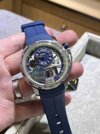 New Hyt Brand H1 Series Movement: Automatic Mechanical Size: 46mm Case: 904 Stai - Click Image to Close