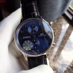 IWC Portuguese series automatic mechanical chronograph running seconds watch bru