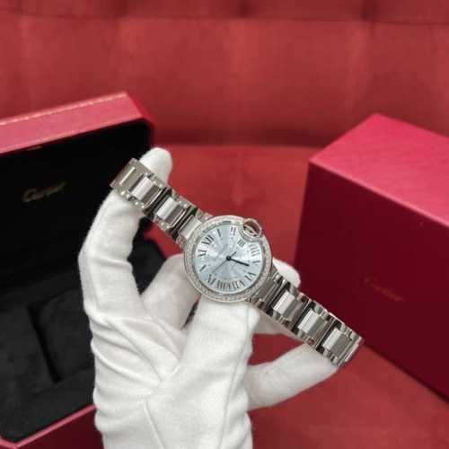 Ball of Blue Series W4Bb0028 Ice Blue Dial Diamond Bezel Features the Cal.076 au