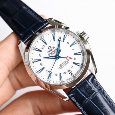 leather steel + 100 color 50 latest masterpiece original 1:1 mold Omega Omega Se