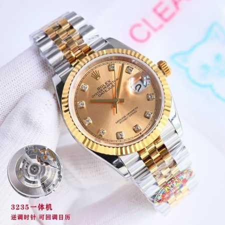 White shell, gold shell, diamond 50 Clean factory C factory Rolex Datejust seri - Click Image to Close