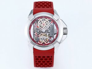 White Rose Diamond Case with 50Tw New Jacob & Co. Czech Leopard Epic X Series Wa