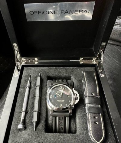 Panerai Luminor Automatic Men's Watch with Small Seconds and Date Display, 44mm