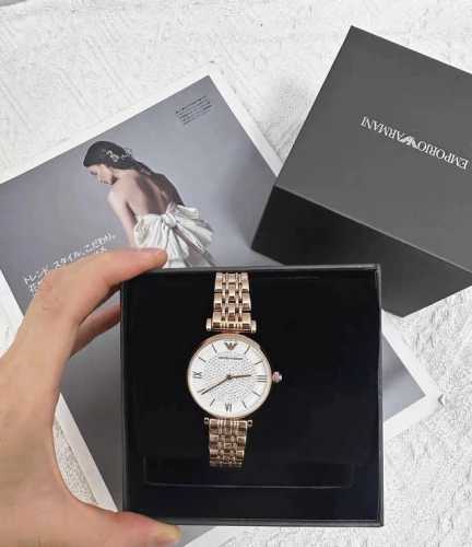Emporio Armani Starry Sky Series Watch, Quartz Movement, Stainless Steel Strap,
