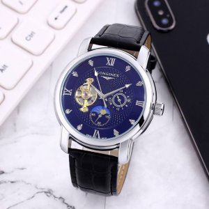 White: , Gold: , All Black: , All Rose: , Longines 9-Wheel Automatic Sun, Moon A