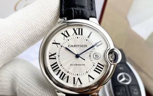 Cartier Ballon Bleu Men's Watch, Automatic Mechanical Movement, 316L Stainless S