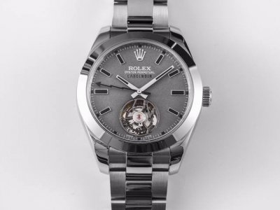 Jb Rolex Label Noir Oyster Tourbillon, the first Rolex watch with a tourbillon r