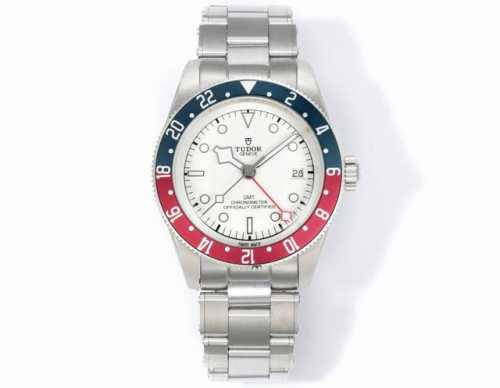 White-gold 2080 V2 upgraded version, Tudor Biwan series Greenwich watch. The Gre