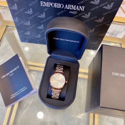 Hot Selling Armani Couple's Watches with Imported Quartz Movement, High Quality,