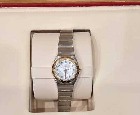 Omega Constellation Quartz Movement Women's Watch, 100m Water Resistant, Swiss - Click Image to Close