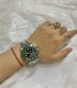 Rolex automatic mechanical movement, waterproof 40mm, unisex Swiss watch, green