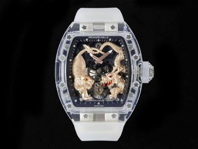 Wrist style. Strong Chinese style' Rm51-01 Dragon Fighting Tiger Tourbillon Watc