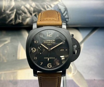 Panerai pam00441 black ceramic dual time Brand: Panerai Series: Luminor Series