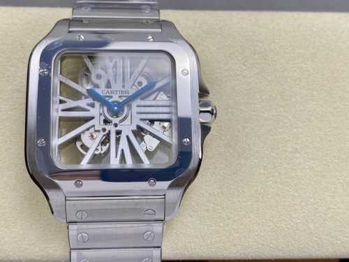 Mlf Cartier Santos Skeletonized Manual Mechanical