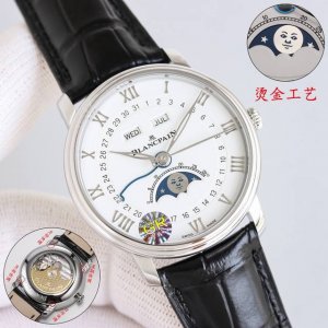 White case and rose gold Gr Factory new Blancpain Classic Series 6654 Full Cale