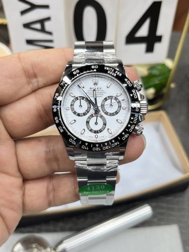 Rolex Daytona Series 40Mm Panda Daytona Customized Version 7750 Mechanical Chron