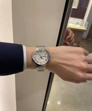Cartier Ballonbleu Original mold top synchronization Type: Top luxury men's auto - Click Image to Close