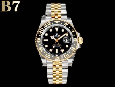 B7 Factory Rolex GMT Greenwich upgraded version. Made of consistent 904L steel,