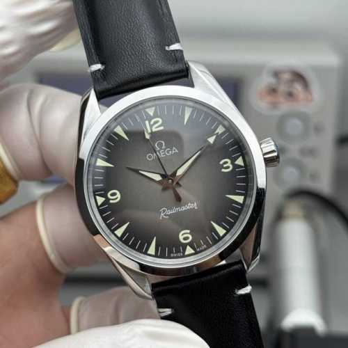 Omega "Iron King", size 38 mm, equipped with 2824 modified 8806 eight-claw black