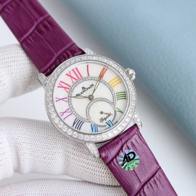 Super Beautiful Blancpain 3661 Diamond Women's Watch Brand New Product Blancpain