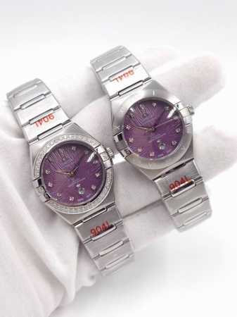 Quartz Gold + 20 Diamonds + 20 Omega Constellation Series 29Mm Watch. The All-Ne - Click Image to Close