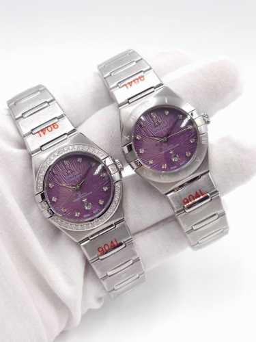 Quartz Gold + 20 Diamonds + 20 Omega Constellation Series 29Mm Watch. The All-Ne