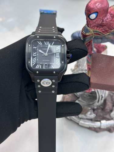 Exclusive Real Picture Cartier Automatic Mechanical Watch Cartier Santos Fully A