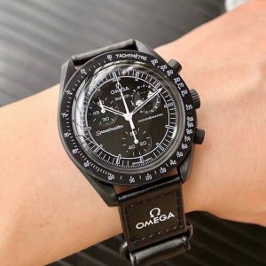 Omega x Swatch's new moon watch, the Mission To The Moonphase Bex. This new watc
