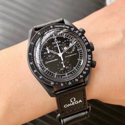 Omega x Swatch's new moon watch, the Mission To The Moonphase Bex. This new watc