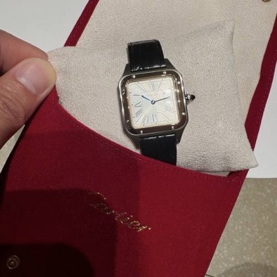 Platinum Taiwan factory Dumont, leather, roasted blue needle, sapphire glass, de