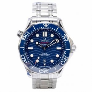 Omega Seamaster 300 Blue Steel Strap 210.30.42.20.031 Automatic Mechanical, Omeg