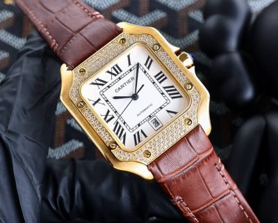 White leather with gold and rosewood 430 bezel with diamonds +20 full diamonds +
