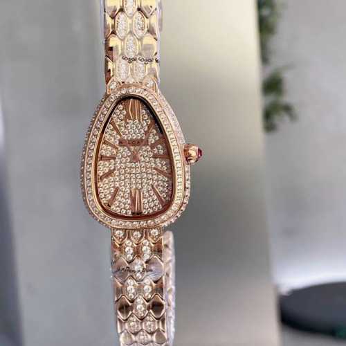 New Serpentiseduttori Snake Shadow Watch Swiss Movement, Featuring A Snake Head