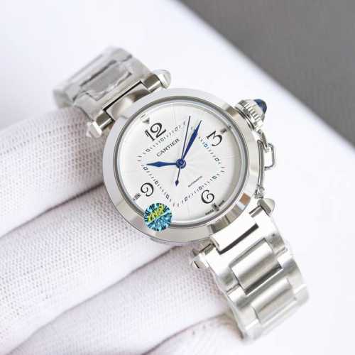 White case, gold case 1240, steel band 50, diamonds 50 Women's Watch Recommenda