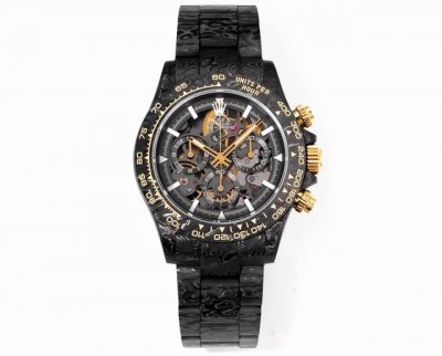 Daytona Full Carbon Fiber Rolex's Stunning Modified Gold-Patterned Carbon Shado