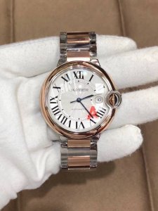 Af Ballon Bleu Men's 42mm New Rose Gold Edition - Real Photos, Equipped with Aut