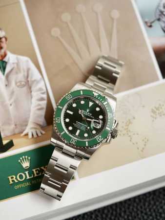 Rolex Yacht-Driving Submariner Series Model 116610Lv-0002 Green Dial Automatic M - Click Image to Close