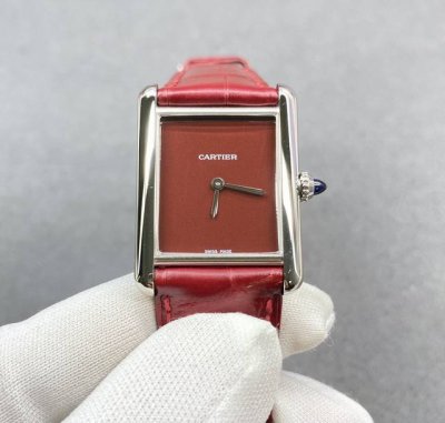 Cartier Tank Must De Cartier Full Series Medium Size 33.7 X 25.5 Mm All Accessor
