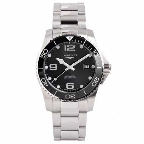 Longines New Longines Concas Ceramic Bezel Mechanical Men's Watch L3.781.4.56.6