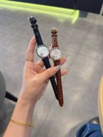 Platinum 310 Steel Band + 20 Diamond Ring + 20 Omega-Omega Ladies Watch Imported