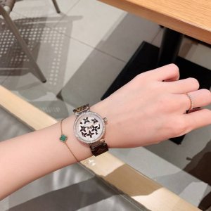Lv Louis Vuitton, Sapphire Crystal, Swiss Imported Movement, The Monogram Flower