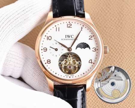 White Gold Classic Retro Fashionable And Elegant Iwc Men's Watch Automatic Mecha - Click Image to Close